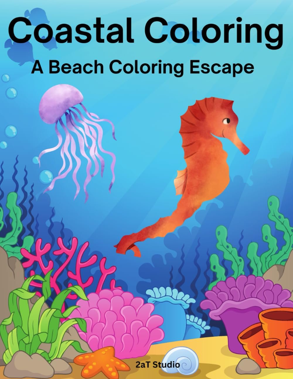 Coastal Coloring book cover